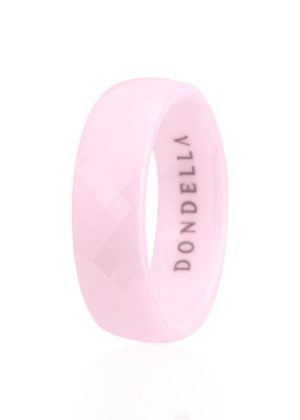 Dondella® allergiavaba roosa keraamiline sõrmus naisele