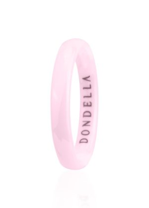 Dondella® allergiavaba roosa keraamiline sõrmus naisele