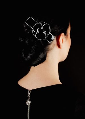 Dondella high quality hair clip with crystals for thick hair