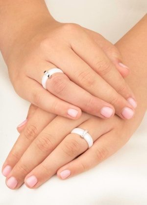 Dondella keraamilised hõbedast naiste sõrmused - ehted ja sõrmused. Kingid naisele