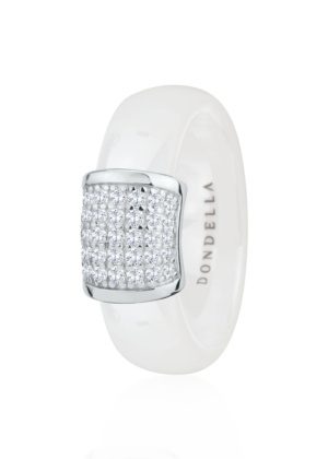 Dondella® kvaliteetsed valged keraamilised sõrmused naistele
