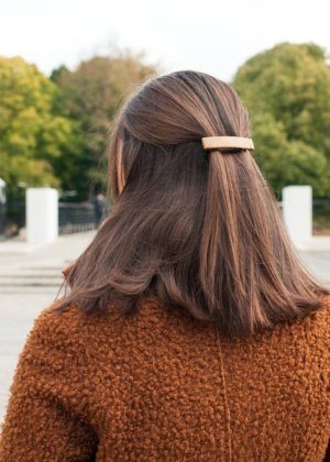 Dondella kvaliteetne Itaalia nahast juukseklamber kaitsva unikaalse elastikuga