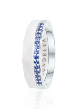 Dondella® unikaalsed valged keraamilised sõrmused naistele