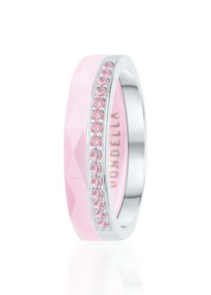 Dondella® stiilsed roosad keraamilised sõrmused naistele