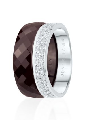 Dondella® trendikad pruunid keraamilised sõrmused naistele